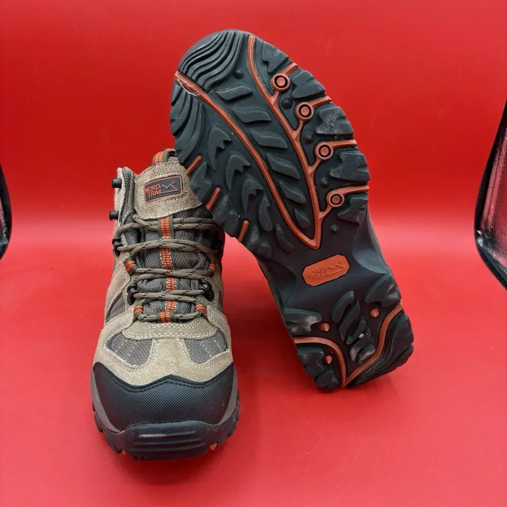 Nord Trail Mens Mt. Washington Waterproof High Top Hiking Boot Worn Once Size 8M